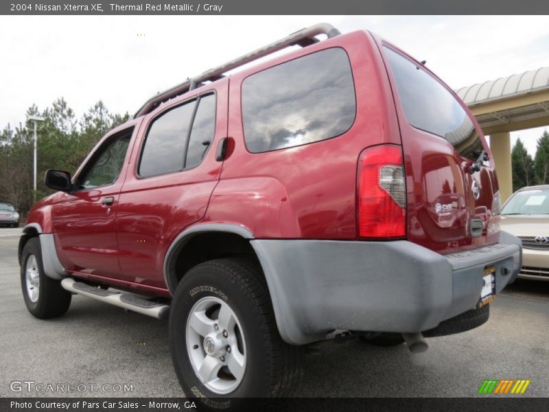Thermal Red Metallic / Gray 2004 Nissan Xterra XE