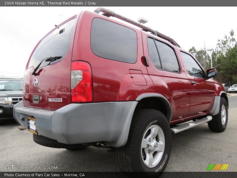 Thermal Red Metallic / Gray 2004 Nissan Xterra XE