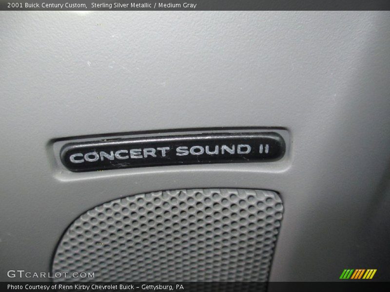 Sterling Silver Metallic / Medium Gray 2001 Buick Century Custom