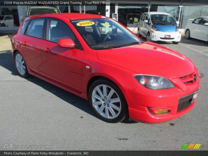 True Red / Black 2008 Mazda MAZDA3 MAZDASPEED Grand Touring