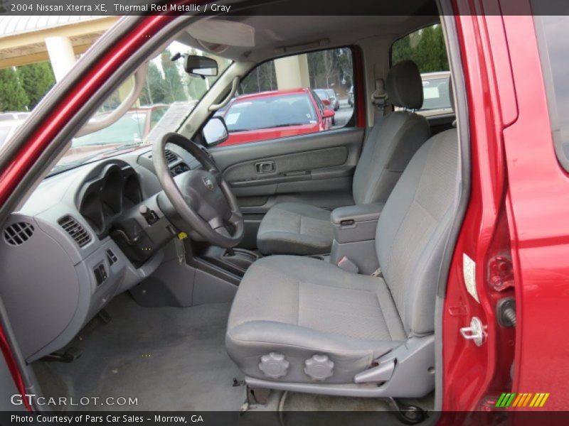 Thermal Red Metallic / Gray 2004 Nissan Xterra XE