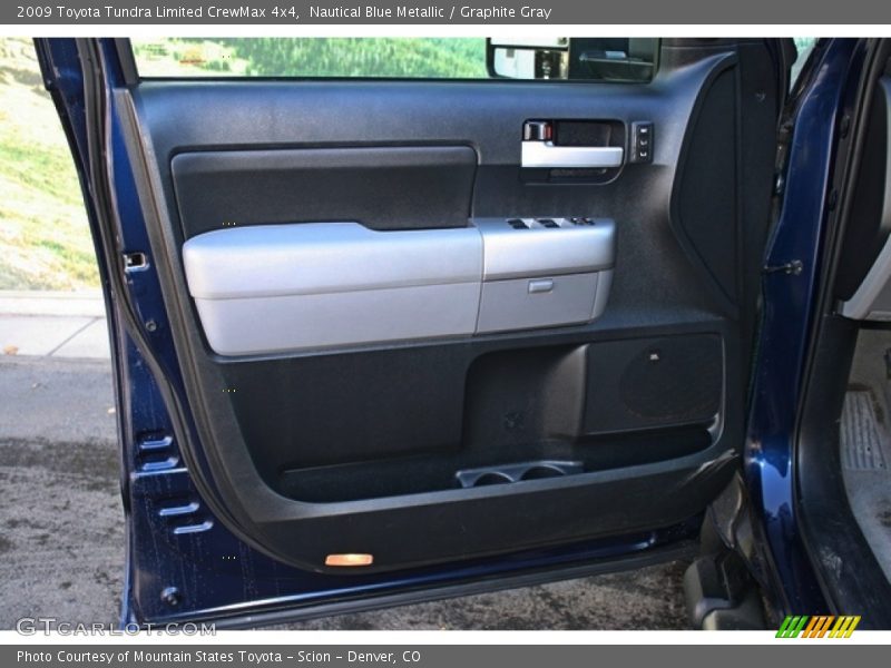 Nautical Blue Metallic / Graphite Gray 2009 Toyota Tundra Limited CrewMax 4x4
