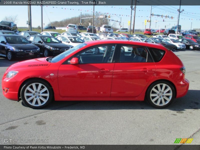 True Red / Black 2008 Mazda MAZDA3 MAZDASPEED Grand Touring