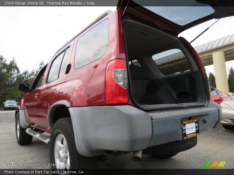 Thermal Red Metallic / Gray 2004 Nissan Xterra XE