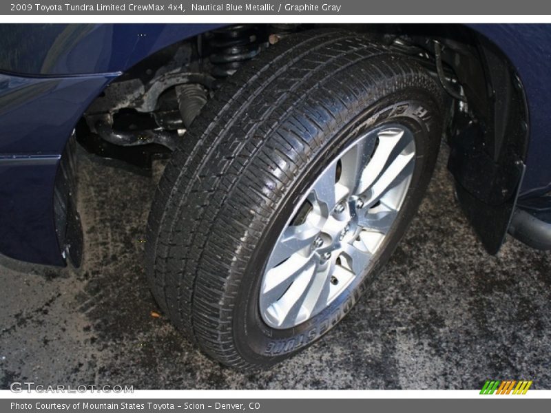 Nautical Blue Metallic / Graphite Gray 2009 Toyota Tundra Limited CrewMax 4x4