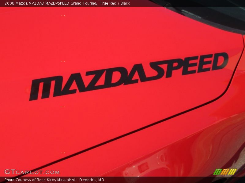 True Red / Black 2008 Mazda MAZDA3 MAZDASPEED Grand Touring