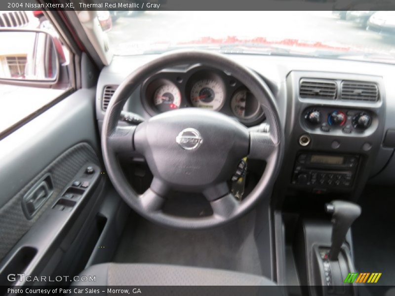 Thermal Red Metallic / Gray 2004 Nissan Xterra XE