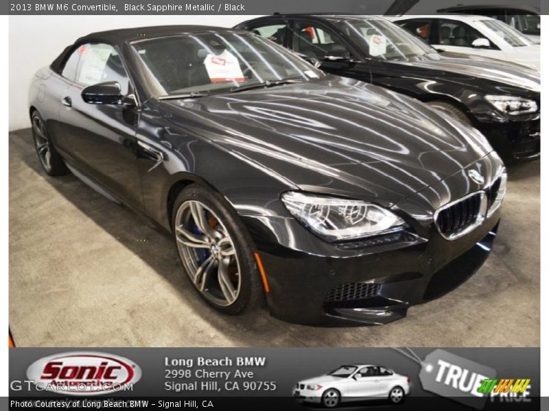Black Sapphire Metallic / Black 2013 BMW M6 Convertible