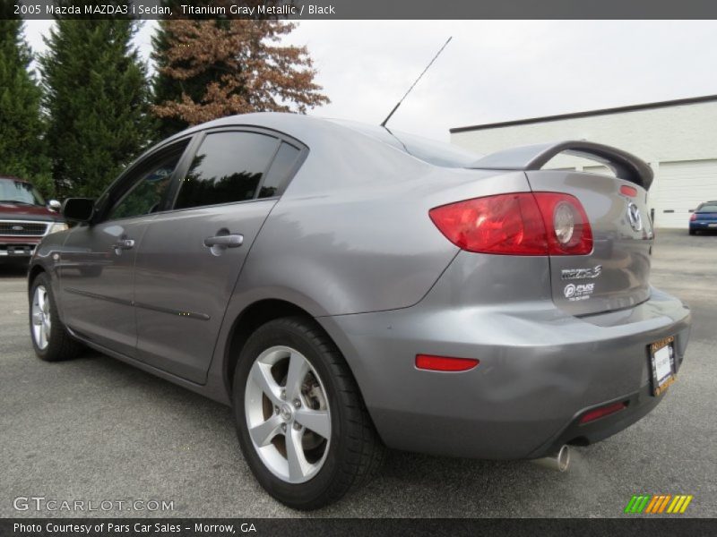 Titanium Gray Metallic / Black 2005 Mazda MAZDA3 i Sedan