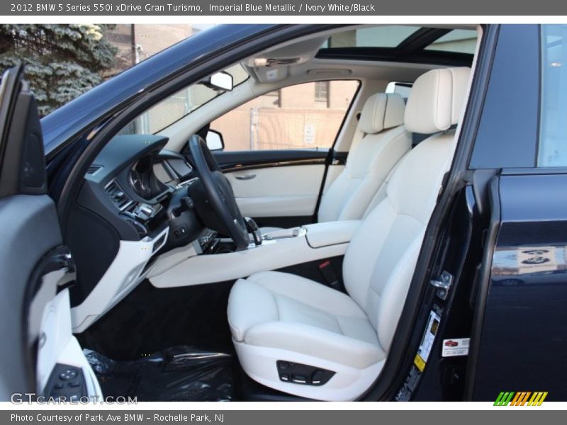 Front Seat of 2012 5 Series 550i xDrive Gran Turismo