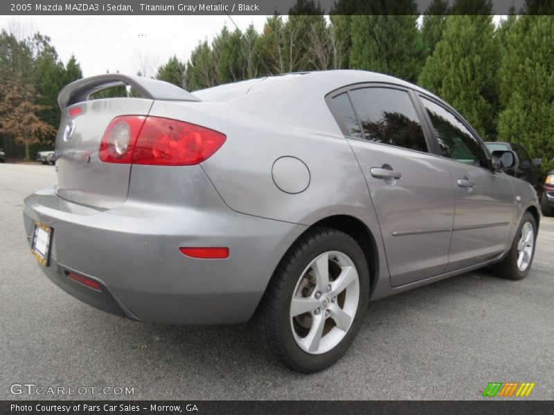 Titanium Gray Metallic / Black 2005 Mazda MAZDA3 i Sedan