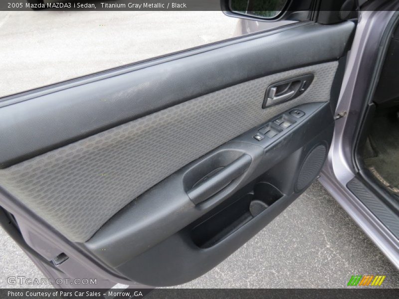 Titanium Gray Metallic / Black 2005 Mazda MAZDA3 i Sedan