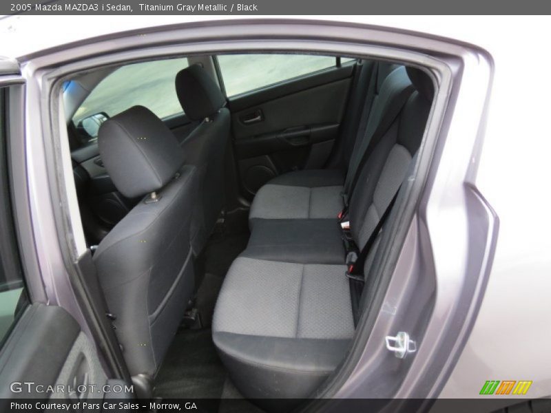Titanium Gray Metallic / Black 2005 Mazda MAZDA3 i Sedan