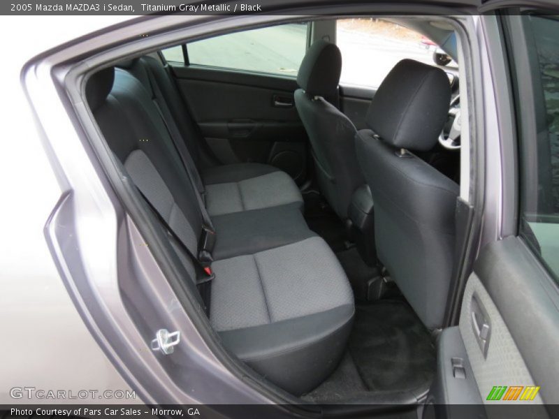 Titanium Gray Metallic / Black 2005 Mazda MAZDA3 i Sedan