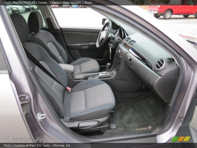 Titanium Gray Metallic / Black 2005 Mazda MAZDA3 i Sedan