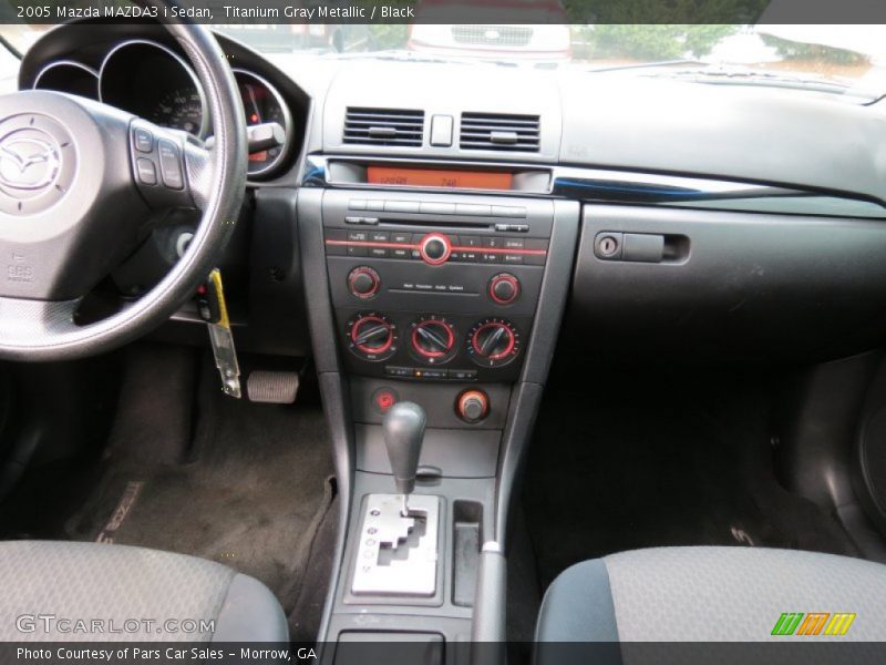 Titanium Gray Metallic / Black 2005 Mazda MAZDA3 i Sedan