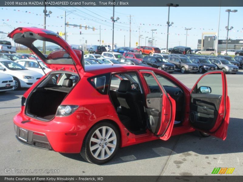 True Red / Black 2008 Mazda MAZDA3 MAZDASPEED Grand Touring