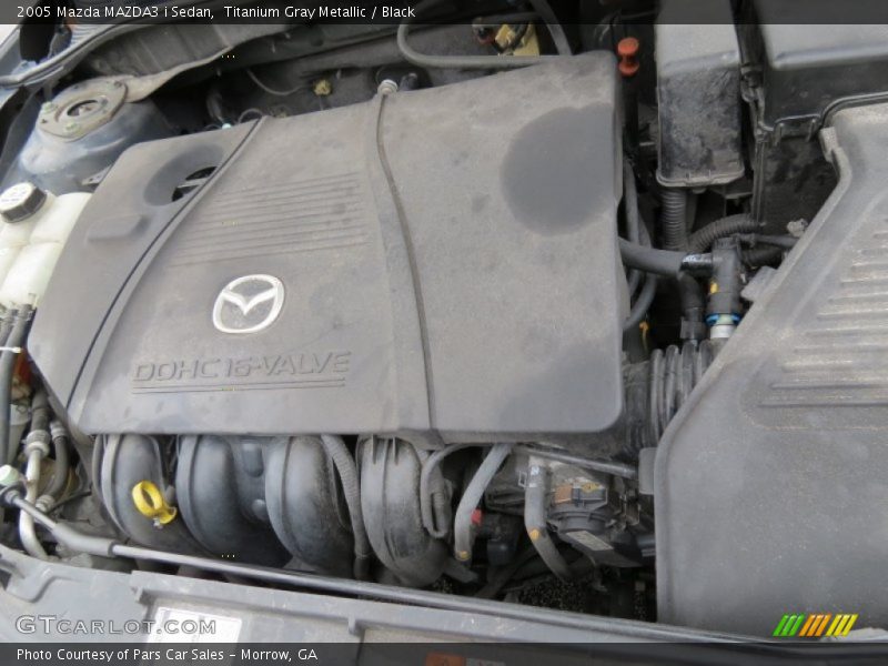 Titanium Gray Metallic / Black 2005 Mazda MAZDA3 i Sedan