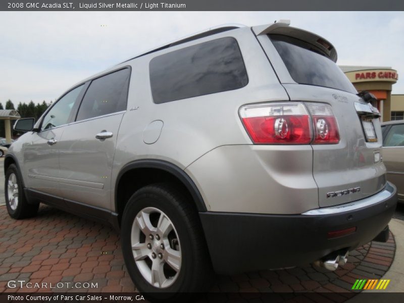 Liquid Silver Metallic / Light Titanium 2008 GMC Acadia SLT