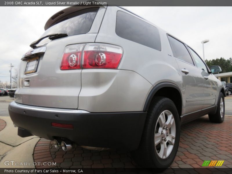 Liquid Silver Metallic / Light Titanium 2008 GMC Acadia SLT