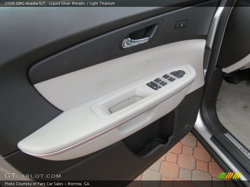 Liquid Silver Metallic / Light Titanium 2008 GMC Acadia SLT