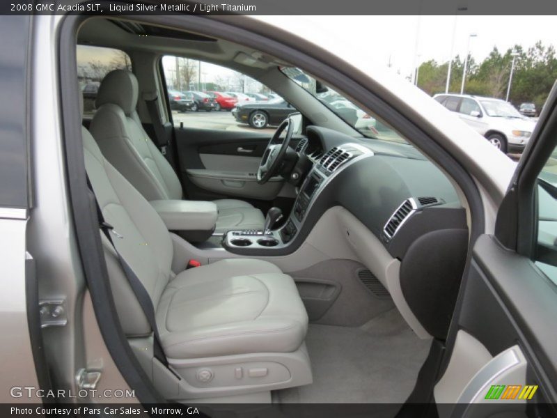Liquid Silver Metallic / Light Titanium 2008 GMC Acadia SLT
