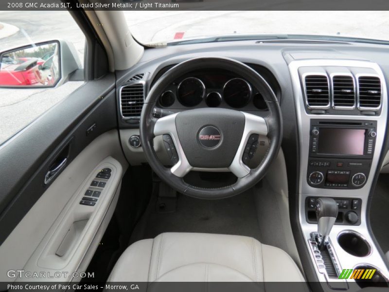 Liquid Silver Metallic / Light Titanium 2008 GMC Acadia SLT