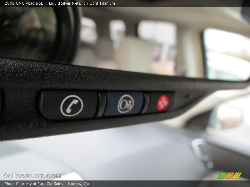 Liquid Silver Metallic / Light Titanium 2008 GMC Acadia SLT