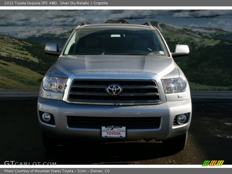 Silver Sky Metallic / Graphite 2013 Toyota Sequoia SR5 4WD