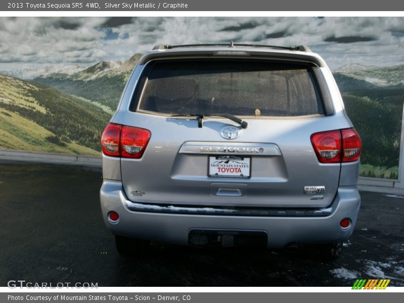 Silver Sky Metallic / Graphite 2013 Toyota Sequoia SR5 4WD