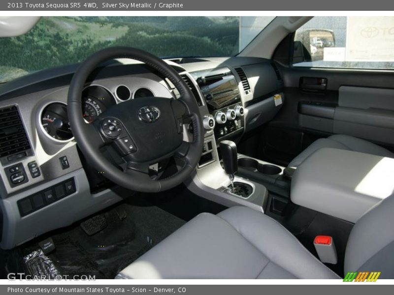 Silver Sky Metallic / Graphite 2013 Toyota Sequoia SR5 4WD