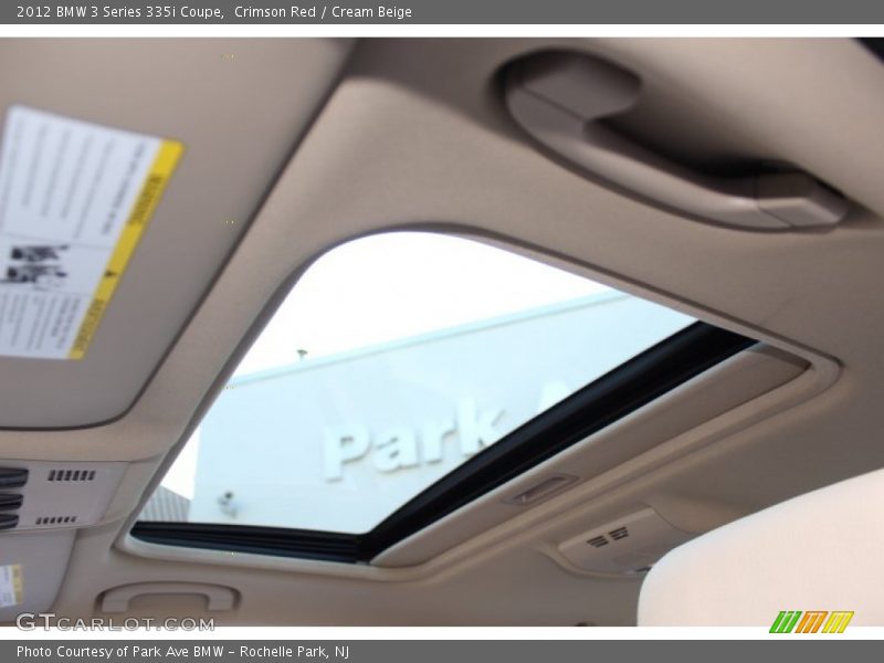 Crimson Red / Cream Beige 2012 BMW 3 Series 335i Coupe