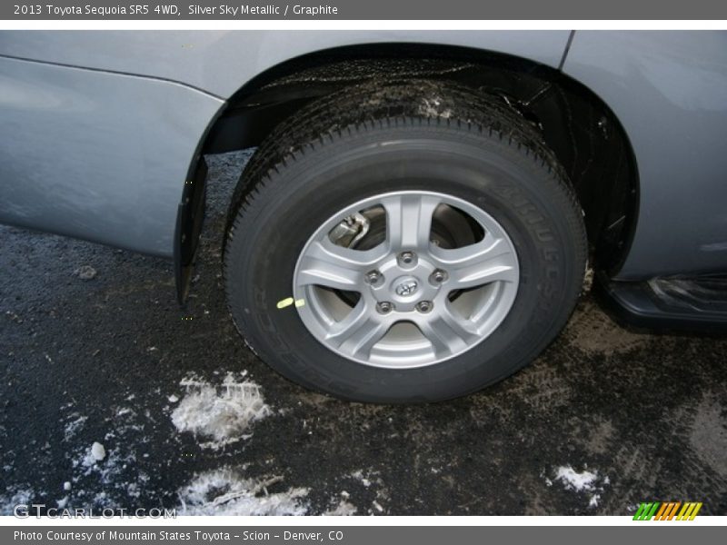 Silver Sky Metallic / Graphite 2013 Toyota Sequoia SR5 4WD