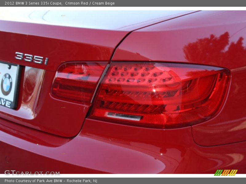 Crimson Red / Cream Beige 2012 BMW 3 Series 335i Coupe