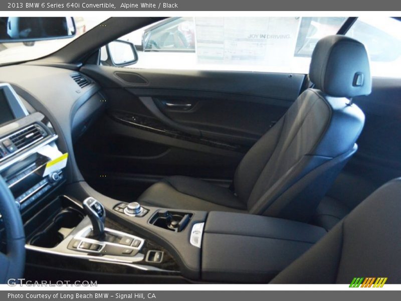 Alpine White / Black 2013 BMW 6 Series 640i Convertible