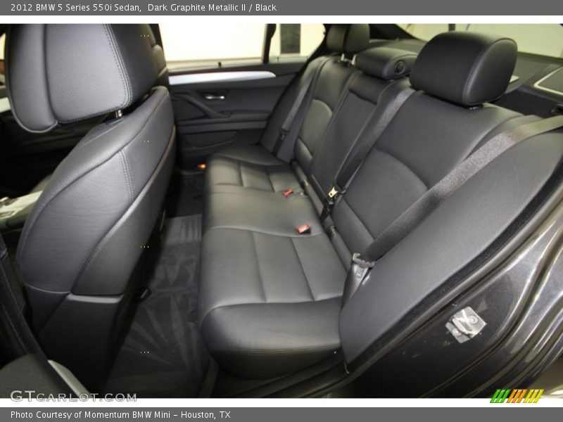 Dark Graphite Metallic II / Black 2012 BMW 5 Series 550i Sedan