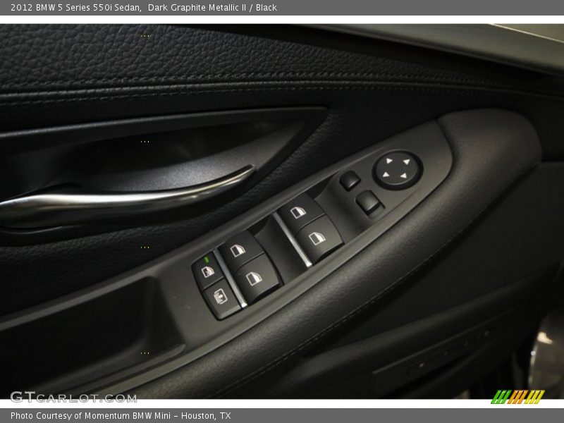 Dark Graphite Metallic II / Black 2012 BMW 5 Series 550i Sedan