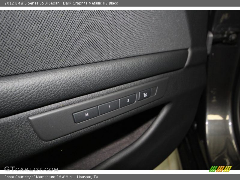 Dark Graphite Metallic II / Black 2012 BMW 5 Series 550i Sedan