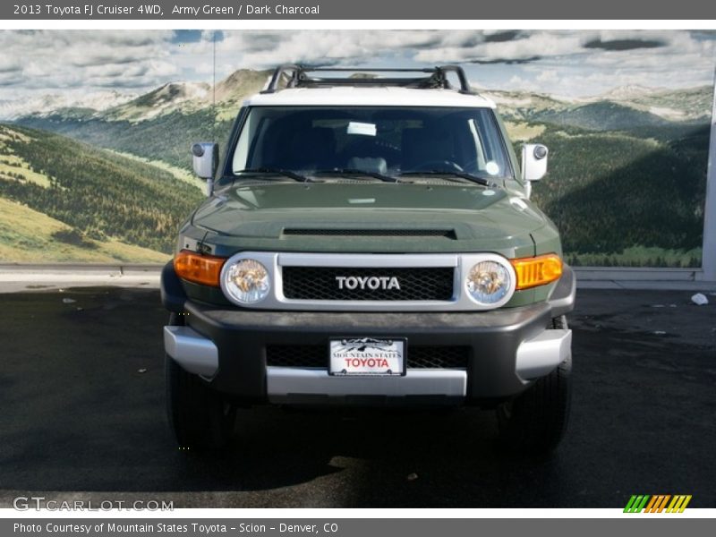 Army Green / Dark Charcoal 2013 Toyota FJ Cruiser 4WD