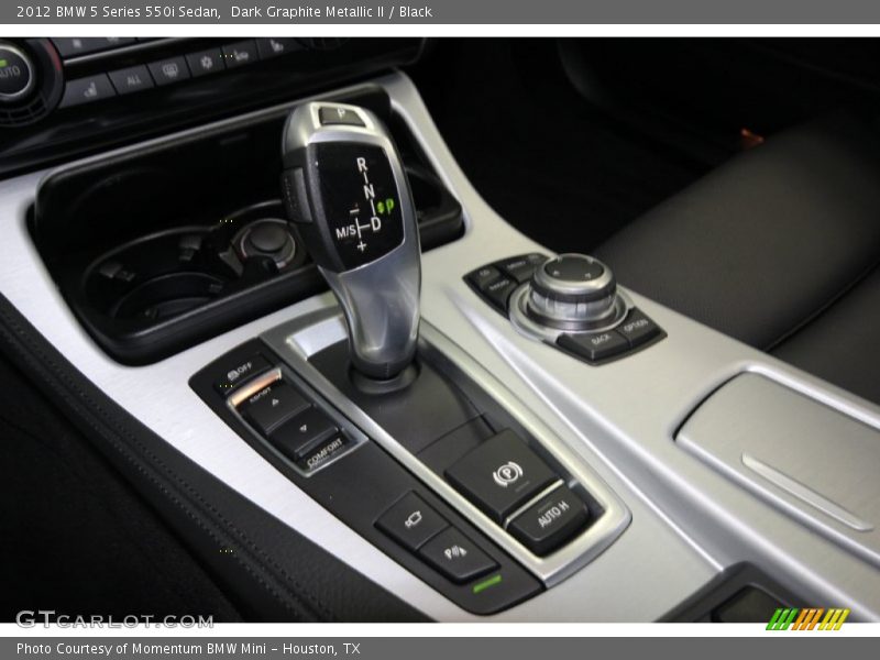 Dark Graphite Metallic II / Black 2012 BMW 5 Series 550i Sedan
