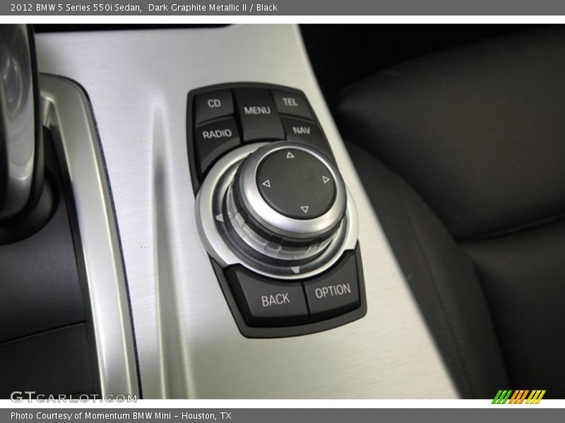 Dark Graphite Metallic II / Black 2012 BMW 5 Series 550i Sedan