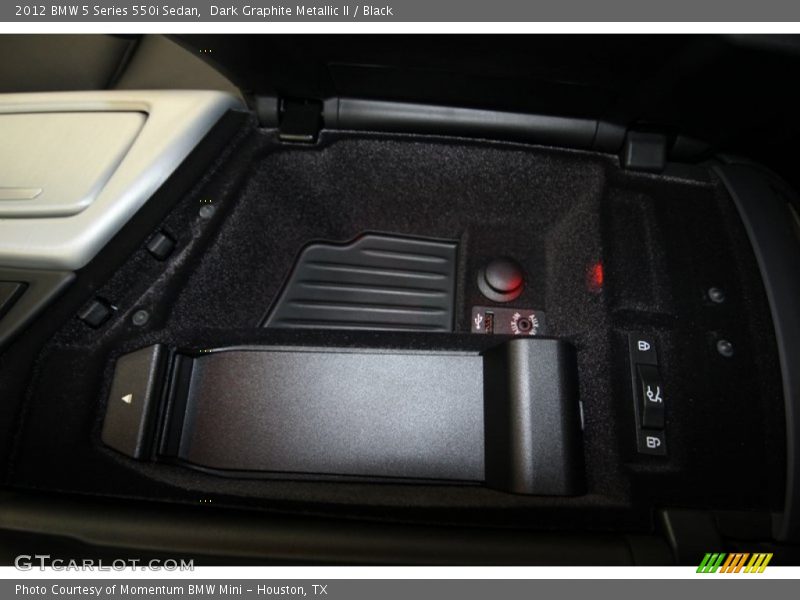 Dark Graphite Metallic II / Black 2012 BMW 5 Series 550i Sedan