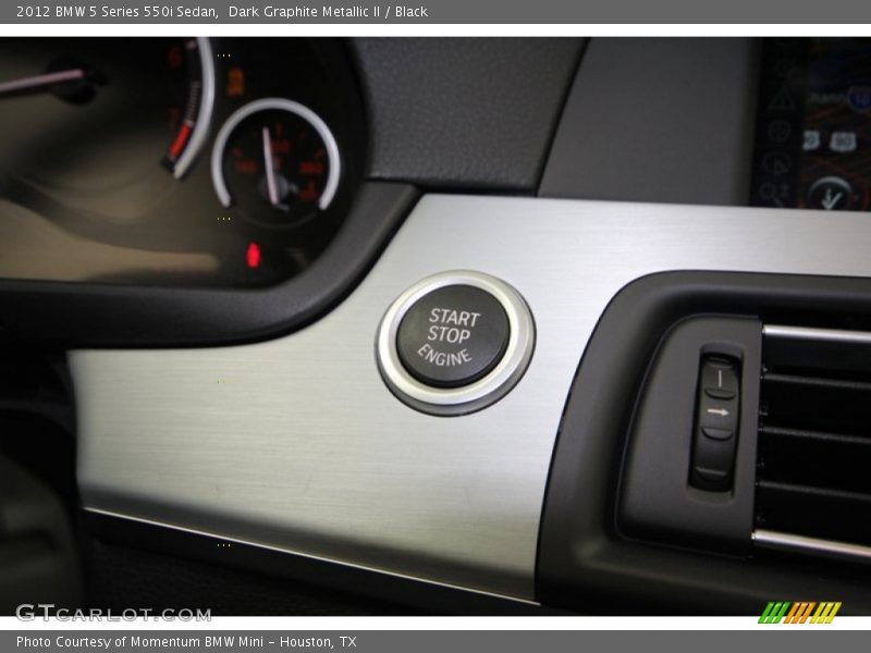 Dark Graphite Metallic II / Black 2012 BMW 5 Series 550i Sedan