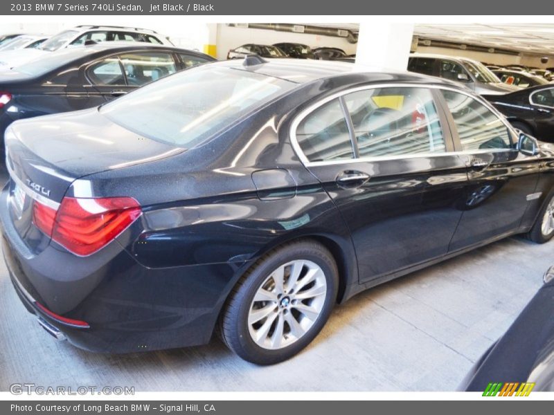 Jet Black / Black 2013 BMW 7 Series 740Li Sedan