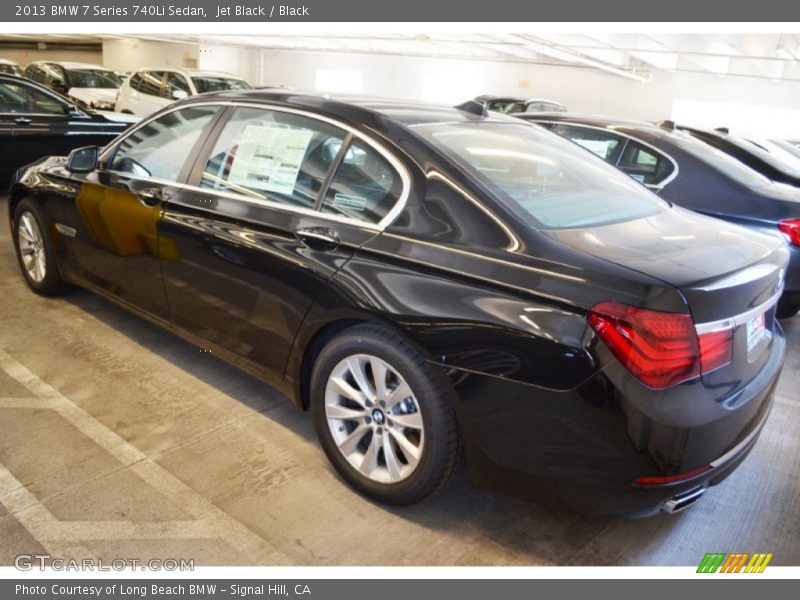 Jet Black / Black 2013 BMW 7 Series 740Li Sedan