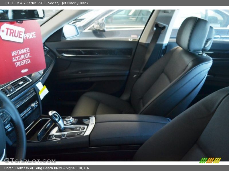 Jet Black / Black 2013 BMW 7 Series 740Li Sedan