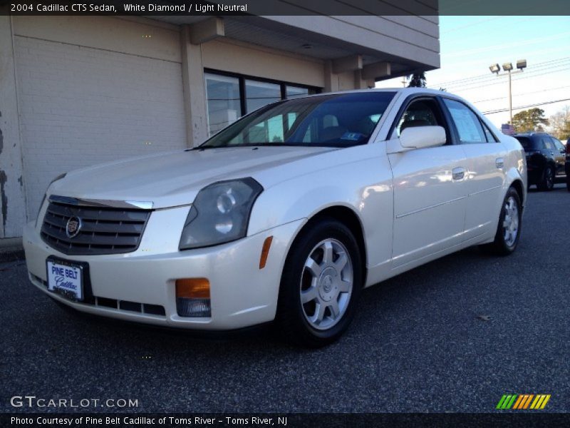 White Diamond / Light Neutral 2004 Cadillac CTS Sedan