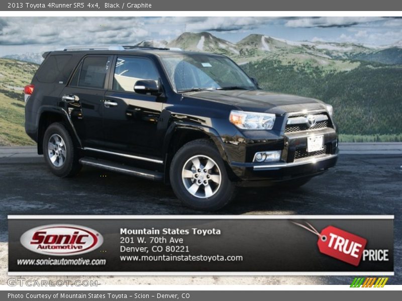 Black / Graphite 2013 Toyota 4Runner SR5 4x4