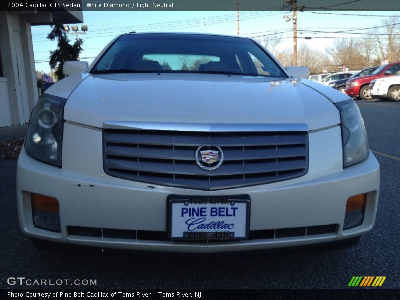 White Diamond / Light Neutral 2004 Cadillac CTS Sedan