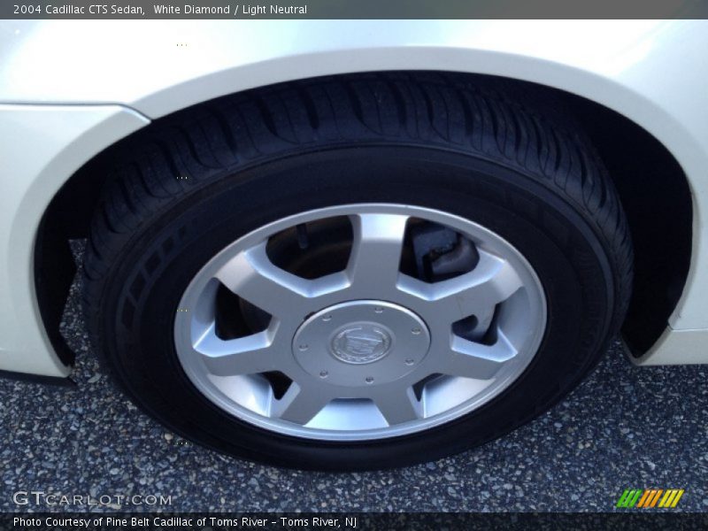 White Diamond / Light Neutral 2004 Cadillac CTS Sedan